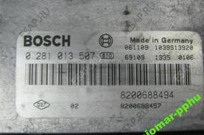БЛОК УПРАВЛЕНИЯ 0281013507 MEGANE II SCENIC II 2.0 DCI