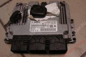 БЛОК УПРАВЛЕНИЯ 0281016711 peugeot 206 + КЛЮЧ 1,4hdi