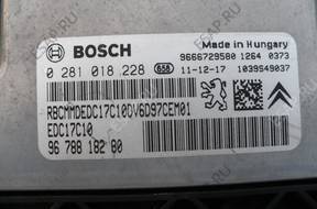 БЛОК УПРАВЛЕНИЯ 0281018228 BERLINGO III PARTNER III