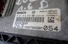 БЛОК УПРАВЛЕНИЯ 0281018699 DOBLO II 2 COMBO D 1,6 ДИЗЕЛЬ