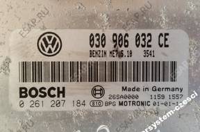 БЛОК УПРАВЛЕНИЯ 030906032CE 0261207184 VW POLO LUPO