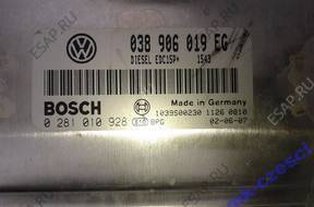БЛОК УПРАВЛЕНИЯ 038 906 019 EG Skoda Audi VW 1.9 TDI