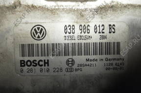 БЛОК УПРАВЛЕНИЯ   038906012BS 0281010228 VW AUDI