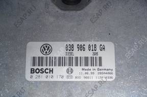 БЛОК УПРАВЛЕНИЯ 038906018GA 0281010170 PASSAT B5 1.9TDI
