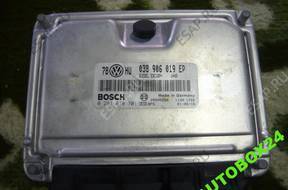 БЛОК УПРАВЛЕНИЯ 038906019EP 0281010701 VW 1,9TDI 130PS
