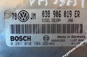 БЛОК УПРАВЛЕНИЯ 038906019ER VW PASSAT B5 FL 1.9 TDI