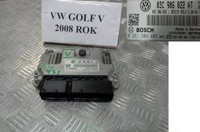 БЛОК УПРАВЛЕНИЯ 03C906022AT  VW GOLF V 2008 1.4TSI