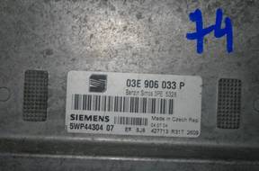 БЛОК УПРАВЛЕНИЯ 03E906033P 5WP4430407 IBIZA 1.2 12V