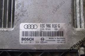 БЛОК УПРАВЛЕНИЯ   03G906016G AUDI A3 2.0 TDI 140
