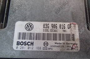БЛОК УПРАВЛЕНИЯ 03G906016GP 0281012168 VW CADDY 2.0 SDI