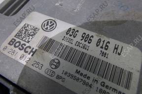 БЛОК УПРАВЛЕНИЯ   03G906016HJ VW GOLF V 2.0 TDI