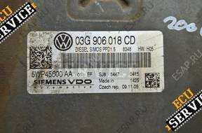 БЛОК УПРАВЛЕНИЯ 03G906018CD 5WP45600AC