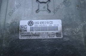 БЛОК УПРАВЛЕНИЯ 03G906018CE i CD 2,0TDI PASSAT B6 2006 год.