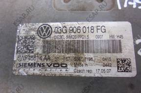 БЛОК УПРАВЛЕНИЯ   03G906018FG PASSAT B6 2.0 TDI