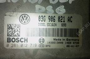 БЛОК УПРАВЛЕНИЯ 03G906021AC 2,0 TDI 8V BMP VW PASSAT B6
