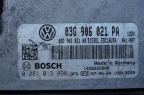БЛОК УПРАВЛЕНИЯ 03G90602A 0281013898 VW AUDI SEAT SKODA