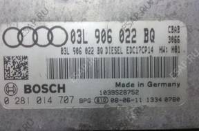 БЛОК УПРАВЛЕНИЯ   03L906022BQ A3 2.0 TDI DOPISZ