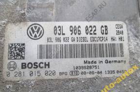 БЛОК УПРАВЛЕНИЯ 03L906022GB 2.0 TDI CEGA OCTAVIA II RS