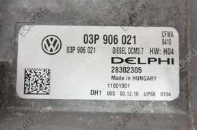 БЛОК УПРАВЛЕНИЯ 03P906021 28302305 AUDI VW SEAT SKODA