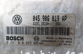 БЛОК УПРАВЛЕНИЯ 045906019AP 1.4TDI POLO IV IBIZA FABIA A2