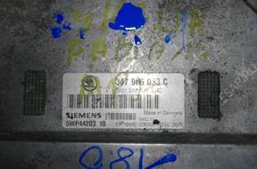 БЛОК УПРАВЛЕНИЯ 047906033C FABIA POLO 1.4 MPI