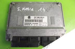 БЛОК УПРАВЛЕНИЯ 047906033G SKODA FABIA 1.4 2002 год
