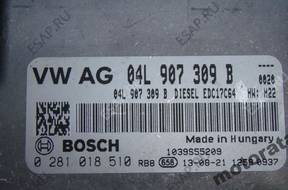 БЛОК УПРАВЛЕНИЯ 04L907309B 0281018510 GOLF VII 7 1.6TDI