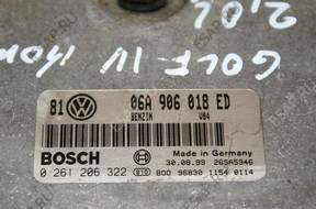 БЛОК УПРАВЛЕНИЯ 06A906018ED - VW GOLF IV AUDI A3 2.0