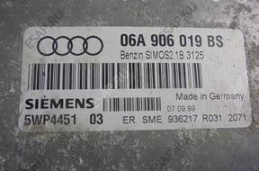 БЛОК УПРАВЛЕНИЯ   06A906019BS AUDI A3 8L 1.6 B