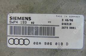 БЛОК УПРАВЛЕНИЯ   06A906019D AUDI A3 1.6SR 1997 год.