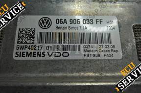 БЛОК УПРАВЛЕНИЯ  06A906033FF 5WP4021701 PLUG&PLAY