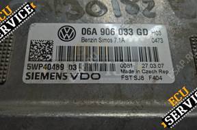 БЛОК УПРАВЛЕНИЯ  06A906033GD 5WP4048903 PLUG&PLAY