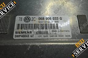 БЛОК УПРАВЛЕНИЯ  06B906033G 5WP4004302 PLUG&PLAY