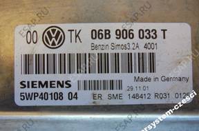 БЛОК УПРАВЛЕНИЯ 06B906033T VW PASSAT B5 FL 2.0 16V