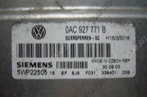 БЛОК УПРАВЛЕНИЯ 0AC927771B 5WP22505