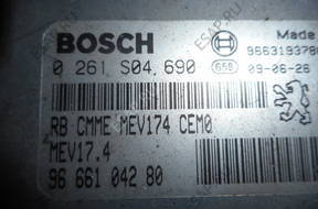 БЛОК УПРАВЛЕНИЯ 1,6 16V VTI 120KM  9666104280 0261S04690