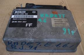 БЛОК УПРАВЛЕНИЯ   1,6 Opel Kadett E  0261200104