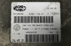 БЛОК УПРАВЛЕНИЯ 1.1 8V Panda II 55196259 IAW4AF.SM