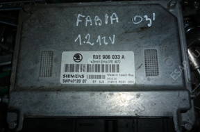 БЛОК УПРАВЛЕНИЯ 1.2 , IBIZA  FABIA , 02-08 , 03E906033 A