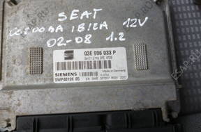 БЛОК УПРАВЛЕНИЯ 1.2 , IBIZA  FABIA , 02-08 , 03E906033 P
