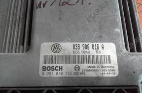 БЛОК УПРАВЛЕНИЯ 121 Volkswagen 038906016A  0281010735