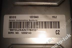 БЛОК УПРАВЛЕНИЯ 12210443 YCLZ  Astra II G Cabrio Z22SE