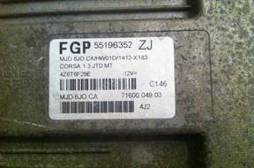 БЛОК УПРАВЛЕНИЯ   1.3 CDTI Corsa C Combo 55196352