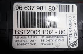 БЛОК УПРАВЛЕНИЯ 1345   PEUGEOT CITROEN BSI