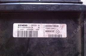 БЛОК УПРАВЛЕНИЯ   1.4 8V CLIO II S110030314