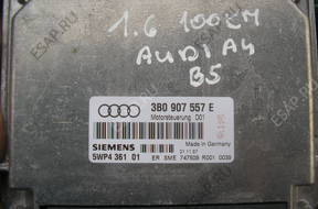 БЛОК УПРАВЛЕНИЯ 1.6  100KM ,  PASSAT B5  A4 3B0907557 E