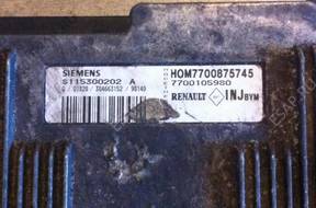 БЛОК УПРАВЛЕНИЯ   1.6 MEGANE SCENIC S115300202A