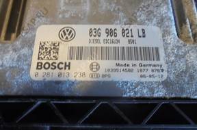 БЛОК УПРАВЛЕНИЯ   1.9 TDI 03G906021LB 0281013238