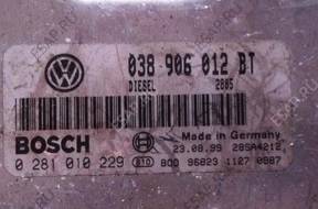 БЛОК УПРАВЛЕНИЯ 1.9 TDI LEON TOLEDO II 0281010229