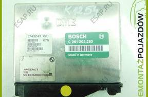 БЛОК УПРАВЛЕНИЯ 19967   ECU 0261203280